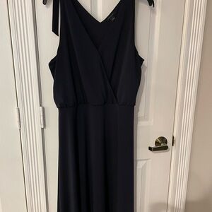 Navy Ann Taylor Dress size L